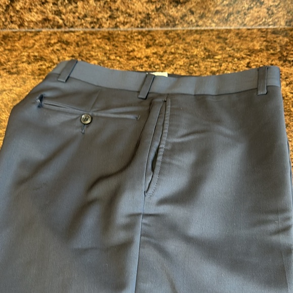 Joseph Abboud Modern Suit 38 R Navy Wool Suit Jacket Sport Coat Pants Slim Fit - Picture 10 of 11